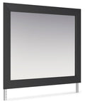Vertani Black Bedroom Mirror