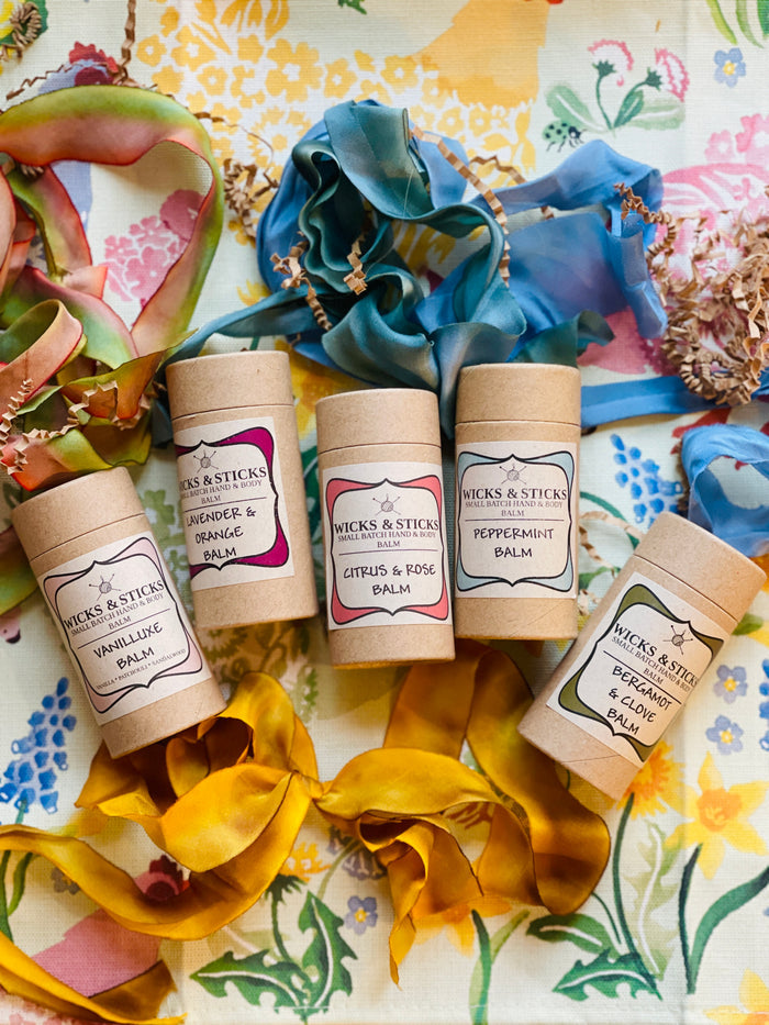 Wicks & Sticks hand and body balm