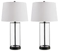 Wilmburgh Clear / Bronze Finish Glass Table Lamp