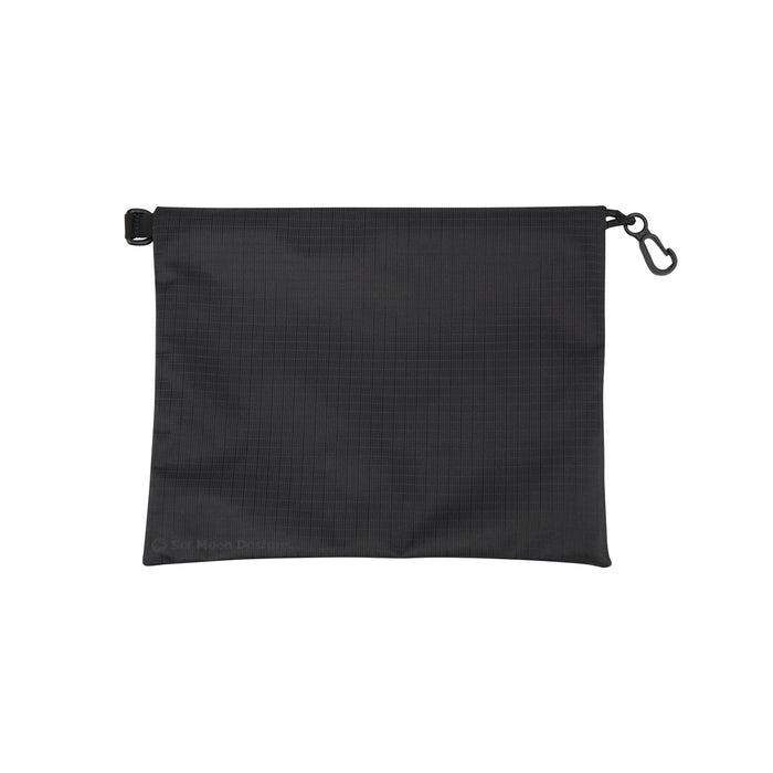 Showing the back of the Large Zip Pouch